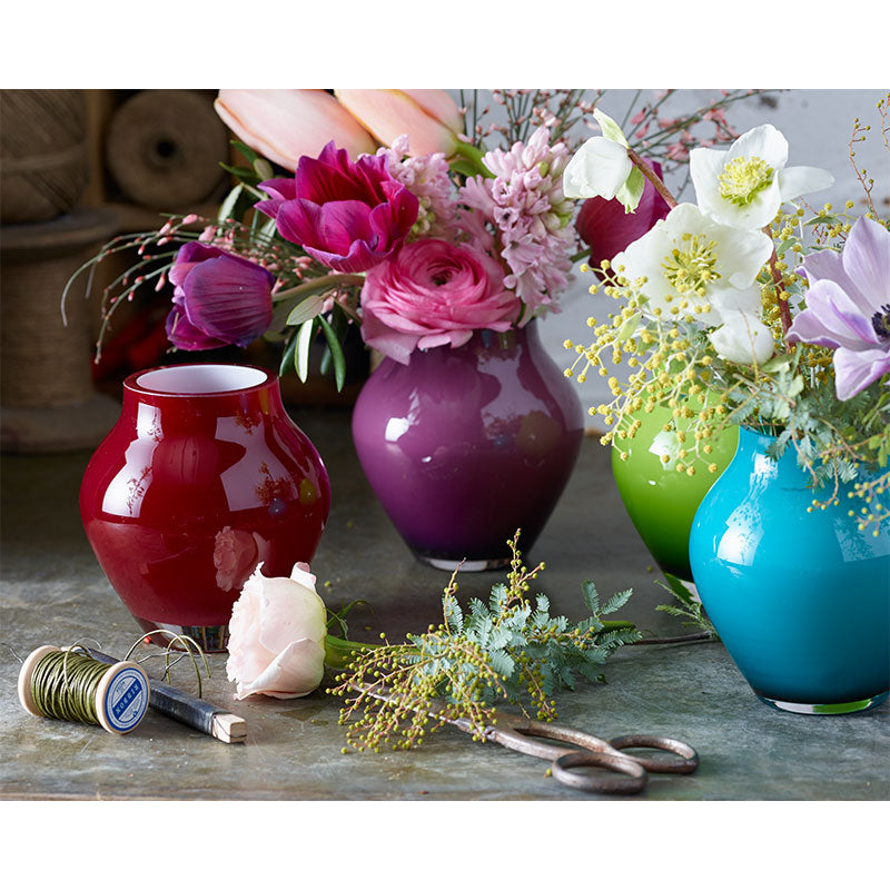 Oronda Mini Vase, Deep Cherry