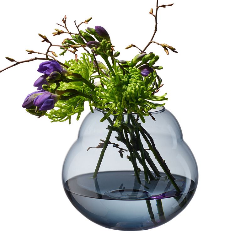 Jolie Bleue Vase/Hurricane Lamp