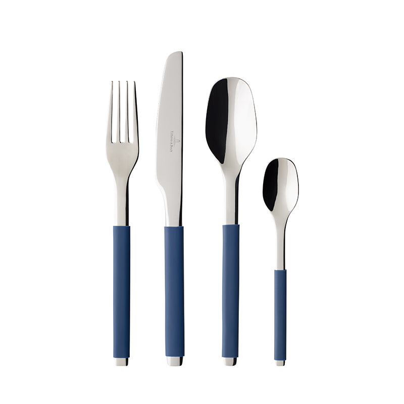 S+ Blueberry Cutlery, Set Of 24 Pcs