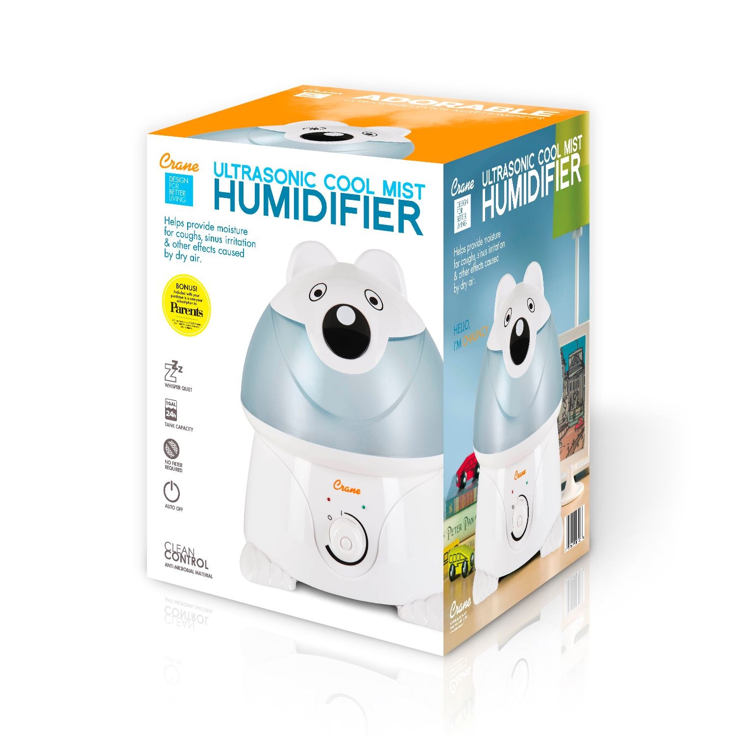 Crane Cool Mist Humidifiers For Kids, Polar Bear