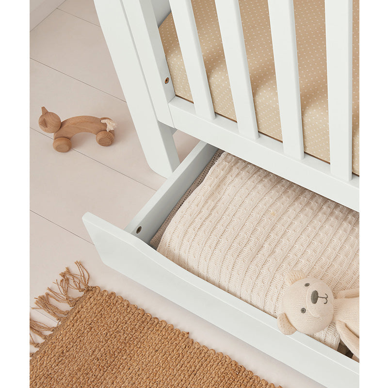 Mothercare Sleigh Cot Bed - White
