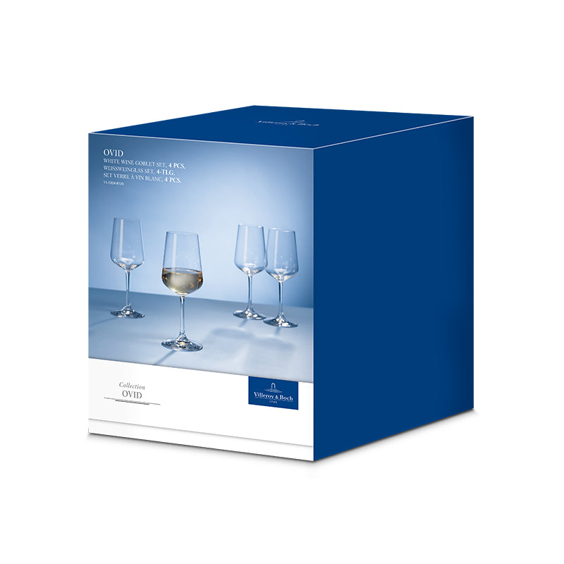 Ovid White Wine Goblet Set