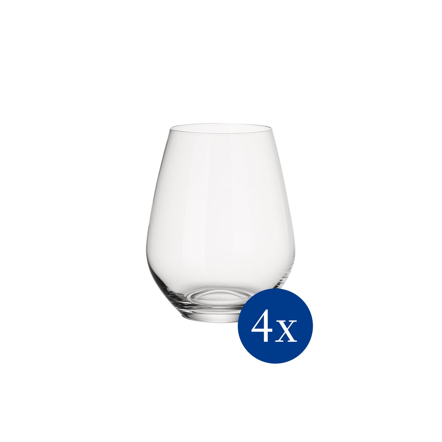Ovid Water Glass, Set Of 4